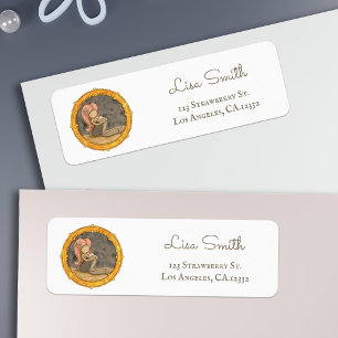 Beautiful Mum and Baby Mermaid Return Address Label