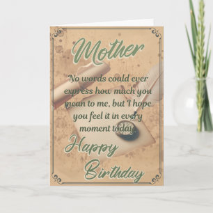Beautiful Mum Birthday Card