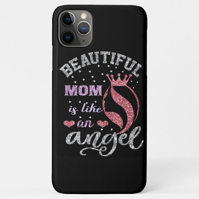 Beautiful mum is like an angel Case-Mate iPhone case (Back)