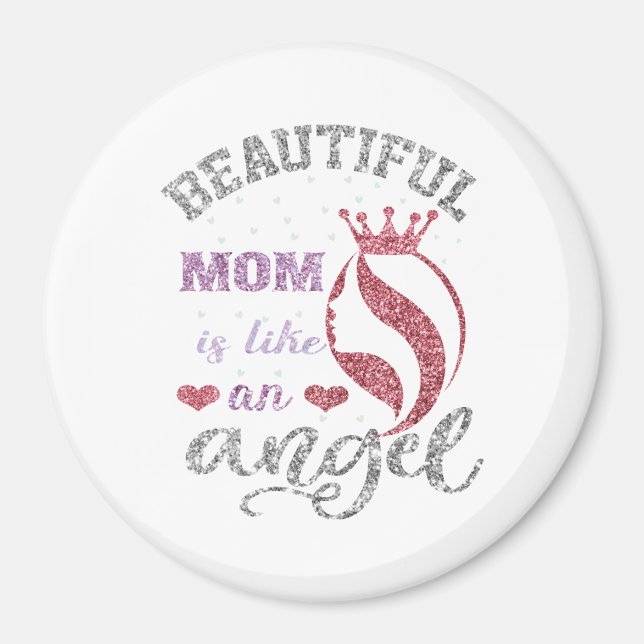 Beautiful mum is like an angel magnet (Front)