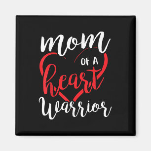 Beautiful Mum Of A Heart Warrior Chd Awareness Shi Magnet