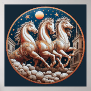 "Beautiful Mystical Horses" 33 Poster