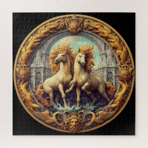 "Beautiful Mystical Horses" 48 Jigsaw Puzzle