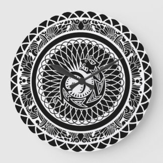Beautiful Native American Mandala Design Clock