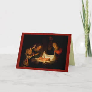 Beautiful Nativity Scene Christmas Card 1620 copy