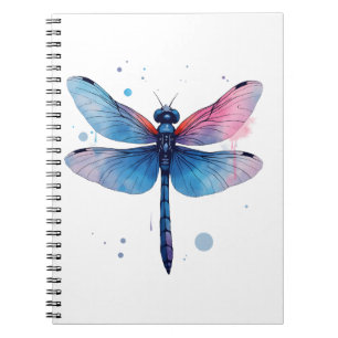 Beautiful Nature Colorful Graphic Pattern Dragonfl Notebook