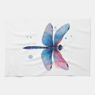 Beautiful Nature Colorful Graphic Pattern Dragonfl Tea Towel