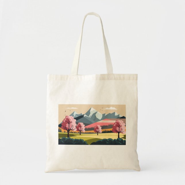Beautiful Nature Landscape Tote Bag (Front)