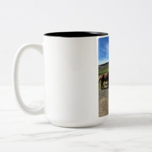 Beautiful Nature Landscape Two-Tone Coffee Mug