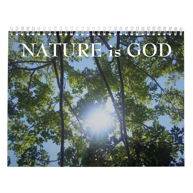 Beautiful NATURE Pictures Inspirational Calendar (Cover)