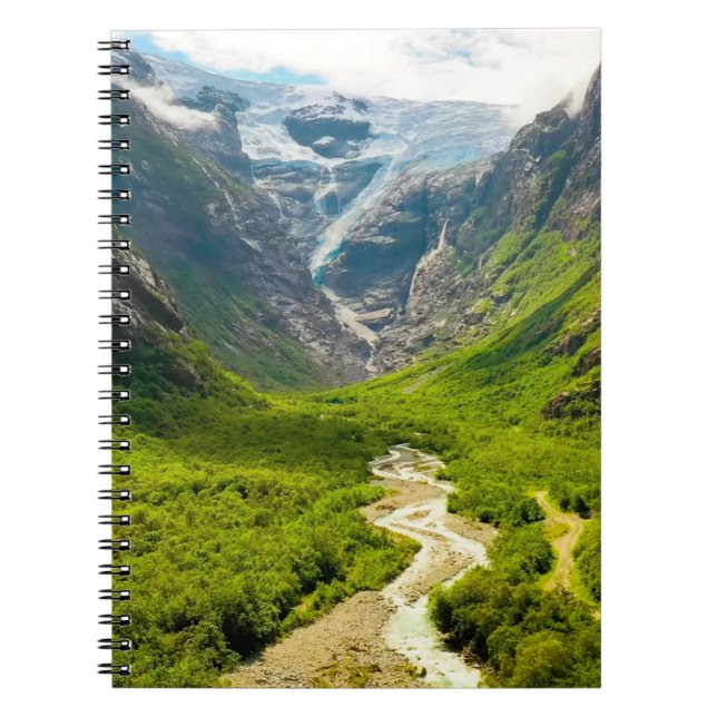Beautiful Nature Scene from Norwaytravel,adventure Notebook (Front)