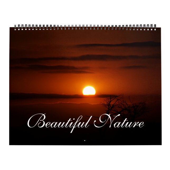 Beautiful Nature's Canvas Calendar (Cover)