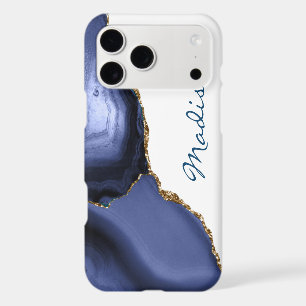 Beautiful Navy Blue Agate Personalised