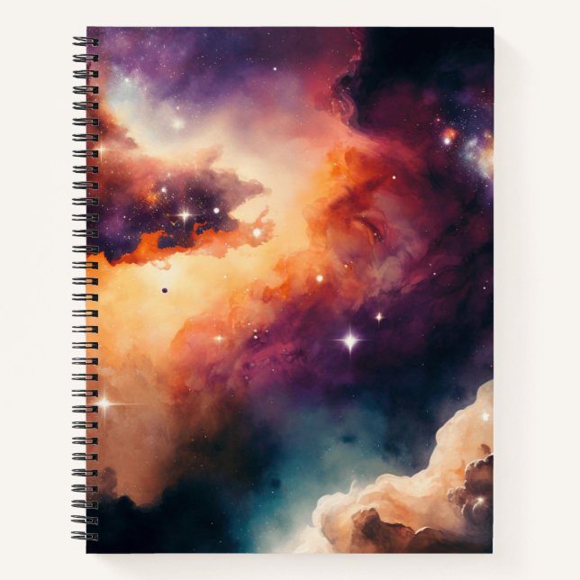 Beautiful Nebula Notebook (Front)