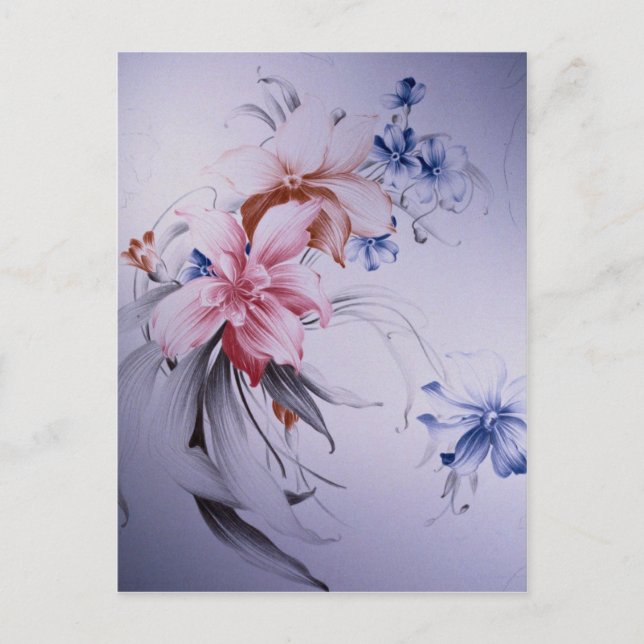 Beautiful Nelumbo Postcard (Front)