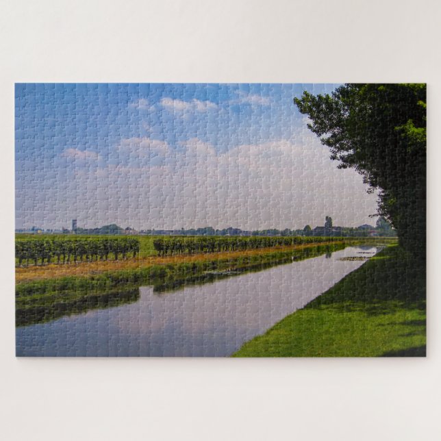 Beautiful Netherlands countryside scene Jigsaw Puzzle (Horizontal)