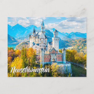 Beautiful Neuschwanstein Castle, Germany Postcard