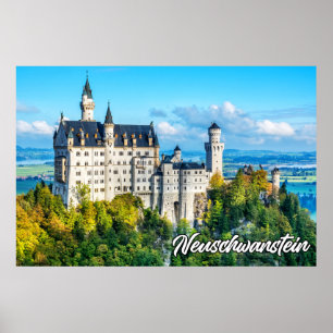 Beautiful Neuschwanstein Castle, Germany Poster