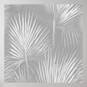 Beautiful new Palm leaves elegant nature  Poster