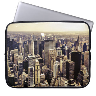 Beautiful New York City Skyscrapers Skyline Laptop Sleeve