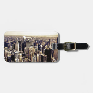 Beautiful New York City Skyscrapers Skyline Luggage Tag
