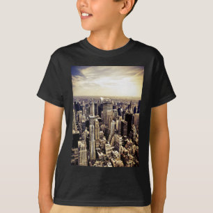 Beautiful New York City Skyscrapers Skyline T-Shirt