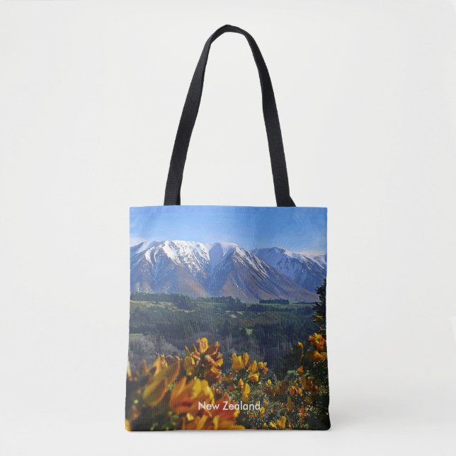 Beautiful New Zealand Tote Bag (Front)