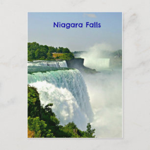 Beautiful Niagara Falls New York Postcard
