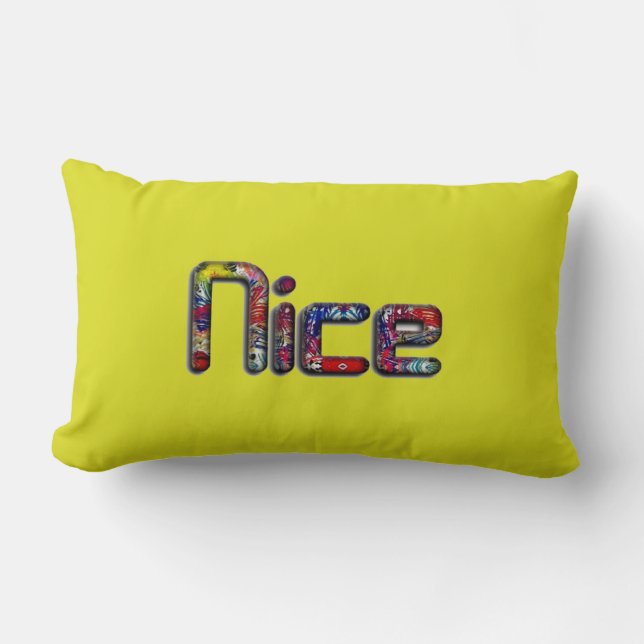 Beautiful Nice Home décor ideas Lumbar Cushion (Front)