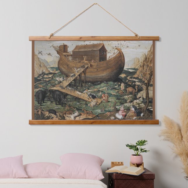 Beautiful Noah's Ark Detailed Oil Painting Repro Hanging Tapestry (Bedroom)