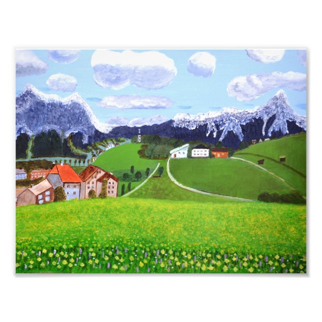 Beautiful Norway Photo Enlargement Print (Front)