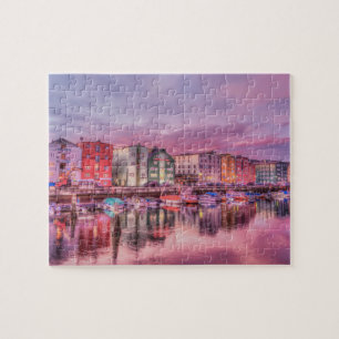 Beautiful Norway Travel Photo Sunset Jigsaw Puzzle