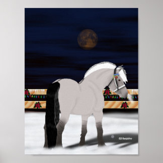 Beautiful Norwegian Fjord Horse Poster
