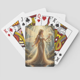 Beautiful November Topaz Fairy Playing Cards