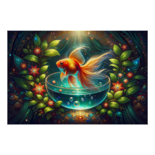 Beautiful Nowruz Goldfish Poster