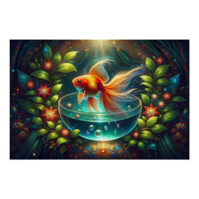 Beautiful Nowruz Goldfish Poster (Front)