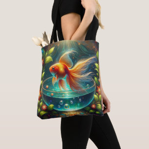 Beautiful Nowruz Goldfish Tote Bag