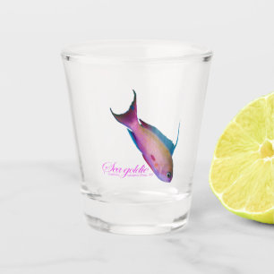 Beautiful nuptial coloring for the Sea goldy Shot Glass