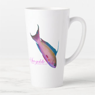 Beautiful nuptial colouring for the Sea goldy Latte Mug
