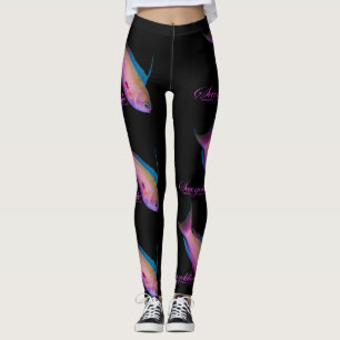 Beautiful nuptial colouring for the Sea goldy Leggings