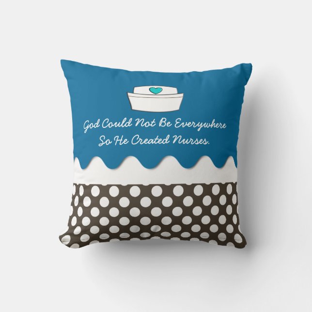 Beautiful Nurse Pillow (Front)