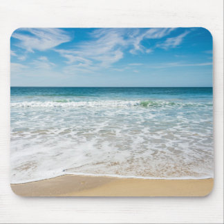 Beautiful ocean and beach scene mouse pad
