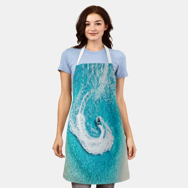 Beautiful Ocean Creatures Apron (Worn)