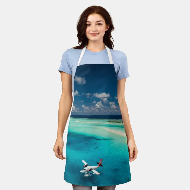 Beautiful Ocean Creatures Apron (Worn)