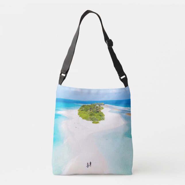 Beautiful Ocean Creatures Crossbody Bag (Back)