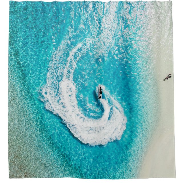 Beautiful Ocean Creatures Shower Curtain (Front)