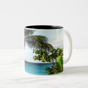 Beautiful Ocean Creatures Two-Tone Coffee Mug