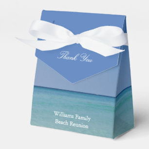 Beautiful Ocean Photography Custom Beach Party Favour Box