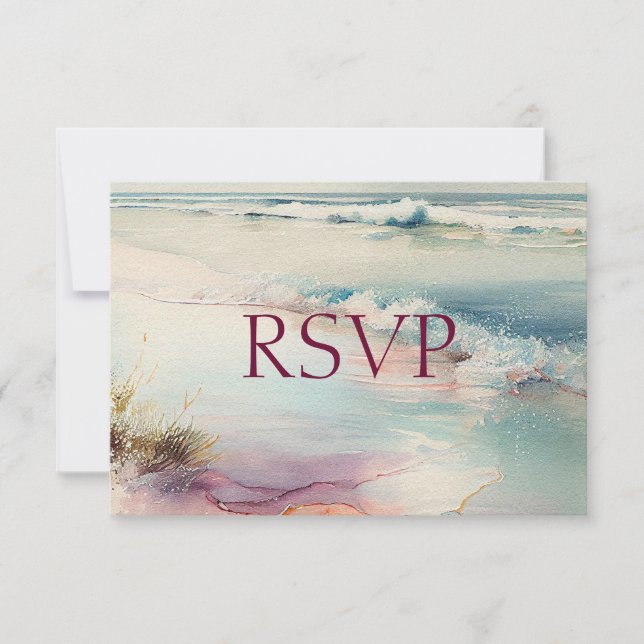 Beautiful Ocean RSVP (Front)