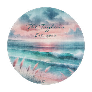 Beautiful Ocean Scene | Personalised Cutting Board